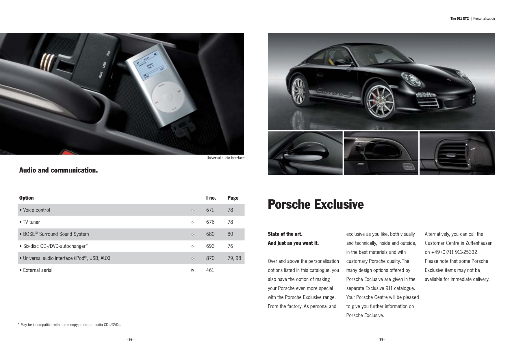 2008 Porsche 911 GT2 Brochure Page 44